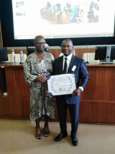 Didier Jaurès VOITAN à Bruxelles lors de l'AIFBD 2023