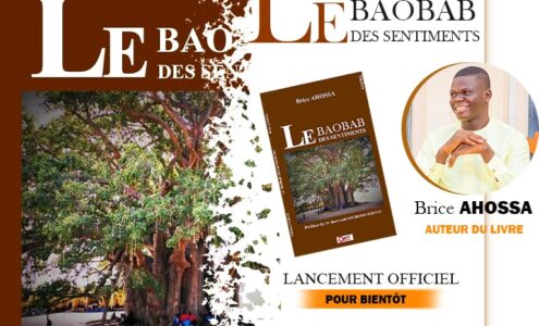 Vient de paraître “Le Baobab des sentiments” de Brice AHOSSA  