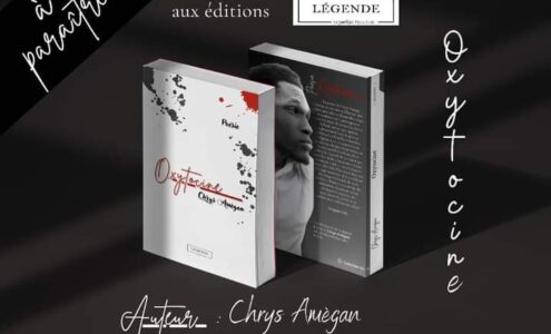 L’auteur béninois Chrys Amegan de retour en librairie avec « Oxytocine », pour un voyage poétique émouvant