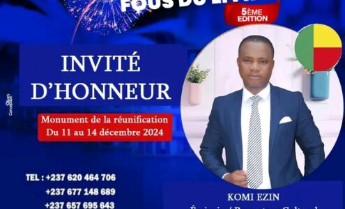 FESTIFOUS 2024 : Komi Ezin président du FILAB, invité d’honneur, au Cameroun du 11 au 14 décembre 