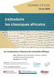 (Re)traduire les classiques africains (Inalco, Paris)