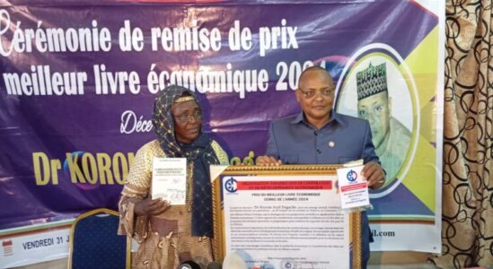 Dr Korom Acyl Dagache lauréat du Prix Livre Économique de la CEMAC 2024 