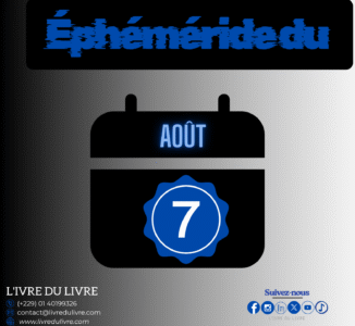 Éphéméride livresque – 7 août (jour 219)