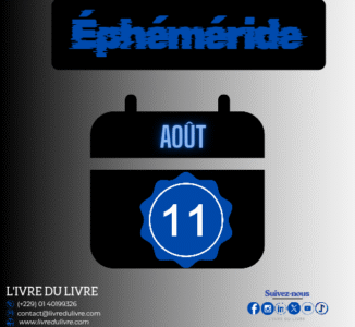 Éphéméride livresque – 11 août (jour 223)