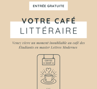 Café littéraire du 29 juillet des étudiants en master du département des Lettres modernes de l’Université d’Abomey-Calavi