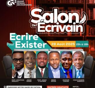 RDC : Le « Salon de l’Ecrivain » revient le 28 août 2025 sous le thème « Ecrire pour exister »‎‎