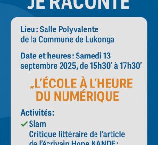 R.D.C : L’ère numérique au cœur des échanges à Lukonga, lancement du projet “Je Raconte” par AJECO/Kasaï-Central