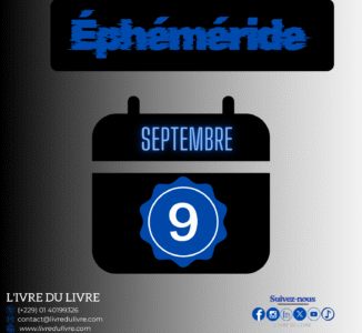 Éphéméride livresque – 9 septembre (jour 252)