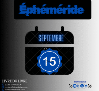 Éphéméride livresque – 15 septembre (jour 258)