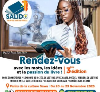 Salon du Livre de Douala (SALIDO) 2025 : le Palais de la Culture Sawa de Douala accueille la 3 ème édition du 20 au 23 novembre